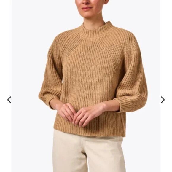 Apiece Apart Eco Nueva Merel Sweater / Jumper, Size 2X, in Camel - Picture 1 of 4